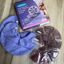 Lansinoh TheraPearl Breast Therapy Packs 2 Hot Cold Reusable w/ Soft Covers