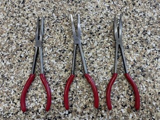 NO RESERVE MAC Tools 3pc 11” Long Reach Pliers Set P301731 P301733 P301735