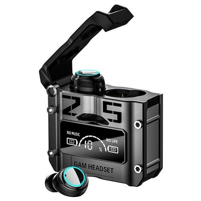 3X(-Digitalanzeige, Binaurale Rauschunterdrückung, Schwarze Gaming-Kopfhöre2605