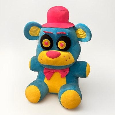 FNAF Five Nights At Freddy's Blacklight Freddy Fazbear 2018 Jumbo Plush 26'' READ