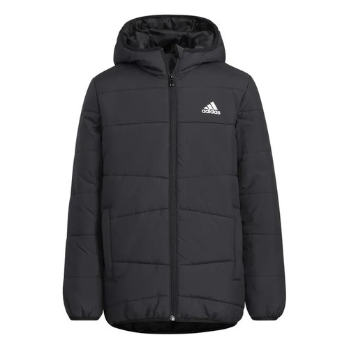 Adidas Boys Girls Jacket Coat Winter Padded Thick Warm School Hooded Junior 5-10 - Afbeelding 1 van 6