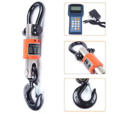 10 Tons Digital Electronic Hanging Crane Scale Wireless Remote Control & Meter