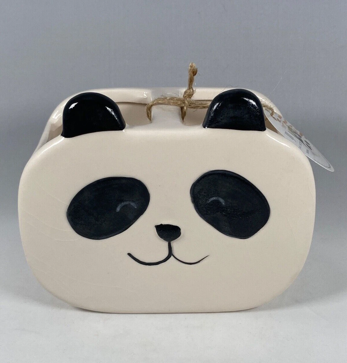 Isaac Jacobs Ceramic Panda Pen Pencil Holder or Brush Holder eBay