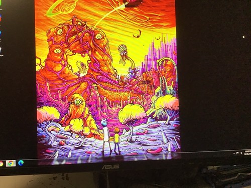 ASUS VN-247H-P 24" CLASS Full HD LED LCD  Monitor 1080p AS IS BLURRY IMAGE - Picture 5 of 8