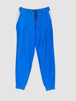 Stefano Ricci Men's Blue Silk Drawstring Suit Trousers Jogger Sweatpants Size 50