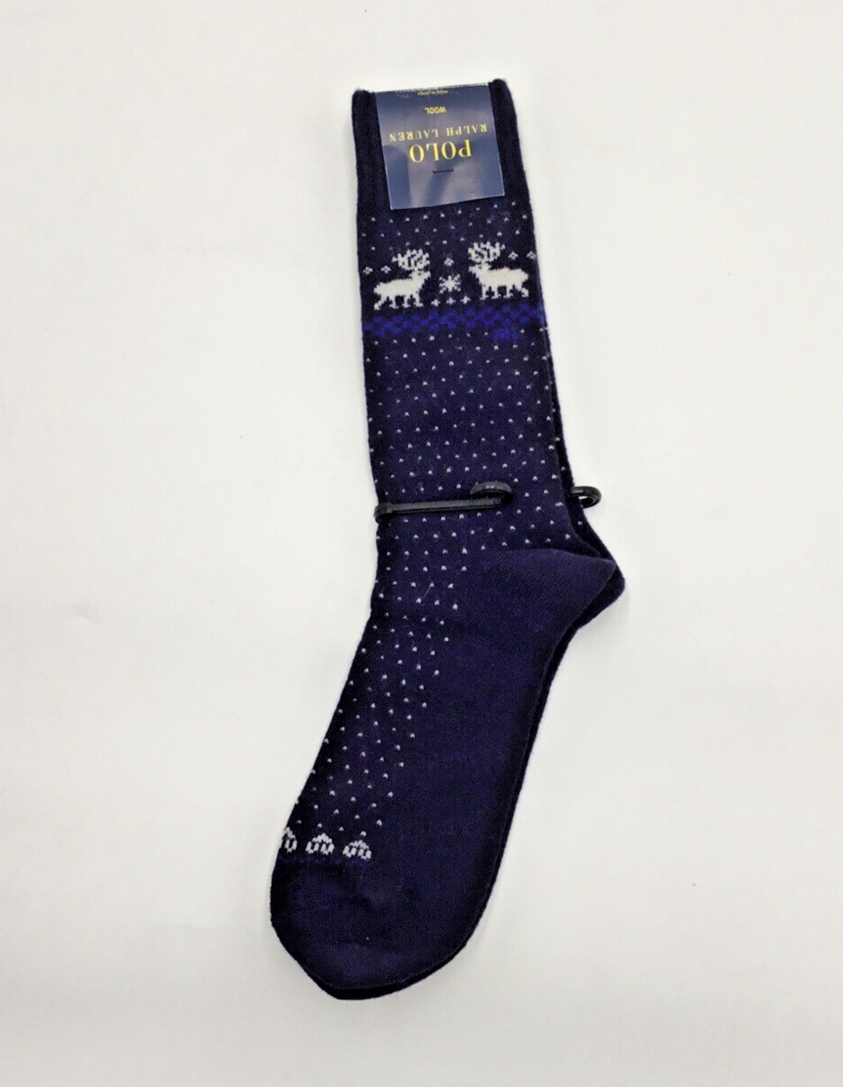 Мужские носки Polo Ralph Lauren с принтом- Размер10-13-ЦветТемно-синий 3590₽