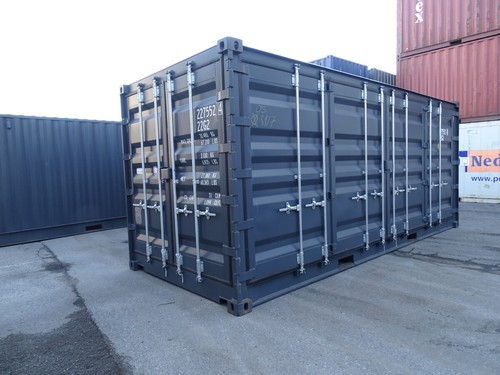 20' Side Door Seitentür Seecontainer RAL7016 Lagercontainer Open Side Container - Bild 8 von 10
