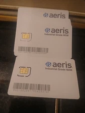 100 PCs Aeris SIM CARDS Industrial Grade M2M