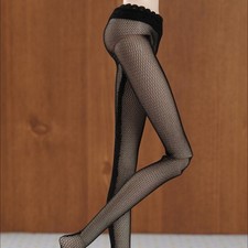 Dollmore 12inch fashion doll stockings - UPK Panty Stockings Black 