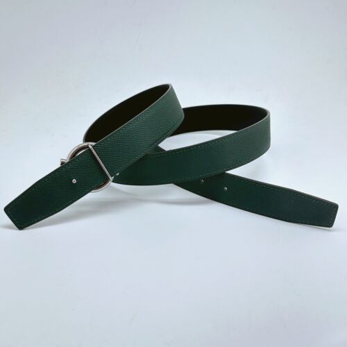 Handmade 32mm Replacement Reversible genuine leather belt Free economy shipping - 第 1/3 張圖片