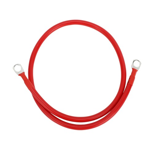 1 Pc Universal Battery Inverter Cable 3/8" Lug 2.5FT Battery Cable 5 AWG Gaug...