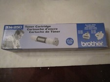 NEW BROTHER TN-250 OEM GENUINE BLACK TONER INK CARTRIDGE SEALED