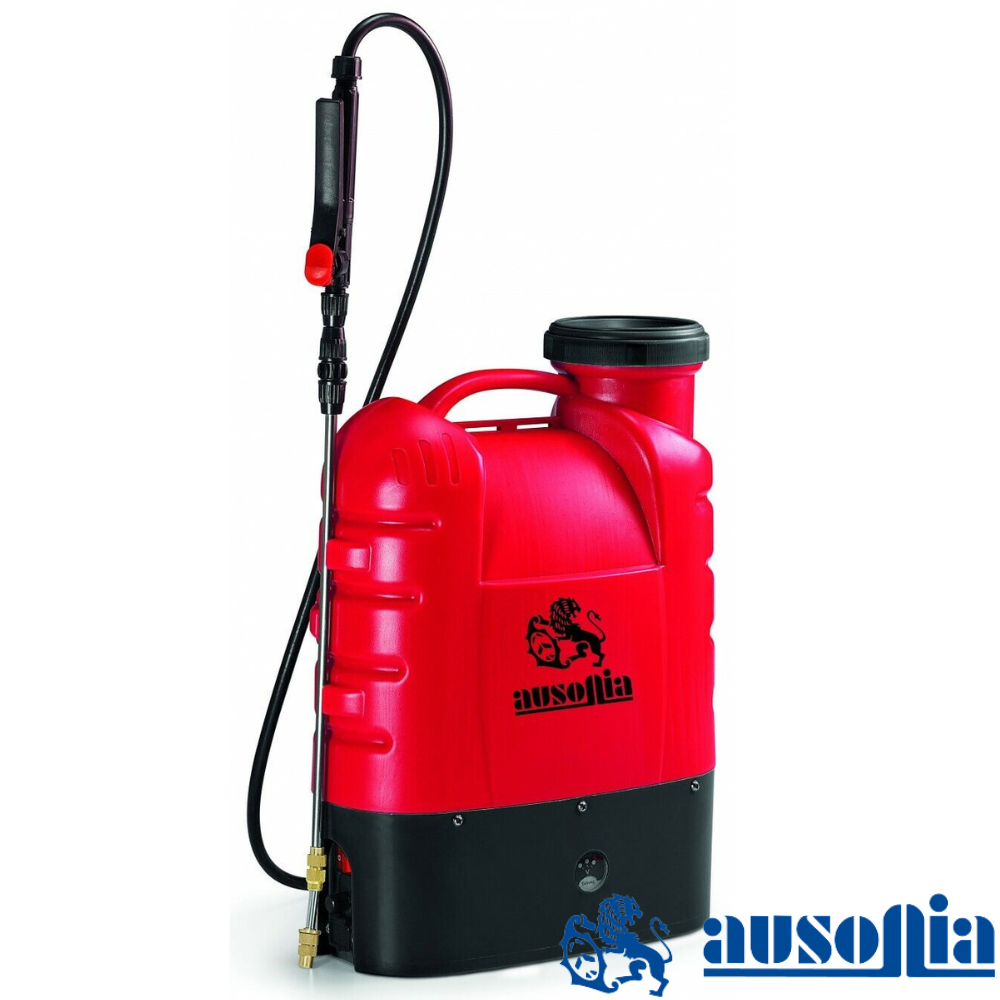 Ausonia POMPA IRRORATRICE A SPALLA ZAINO per DISERBO A BATTERIA LITIO 12V 16 Lt