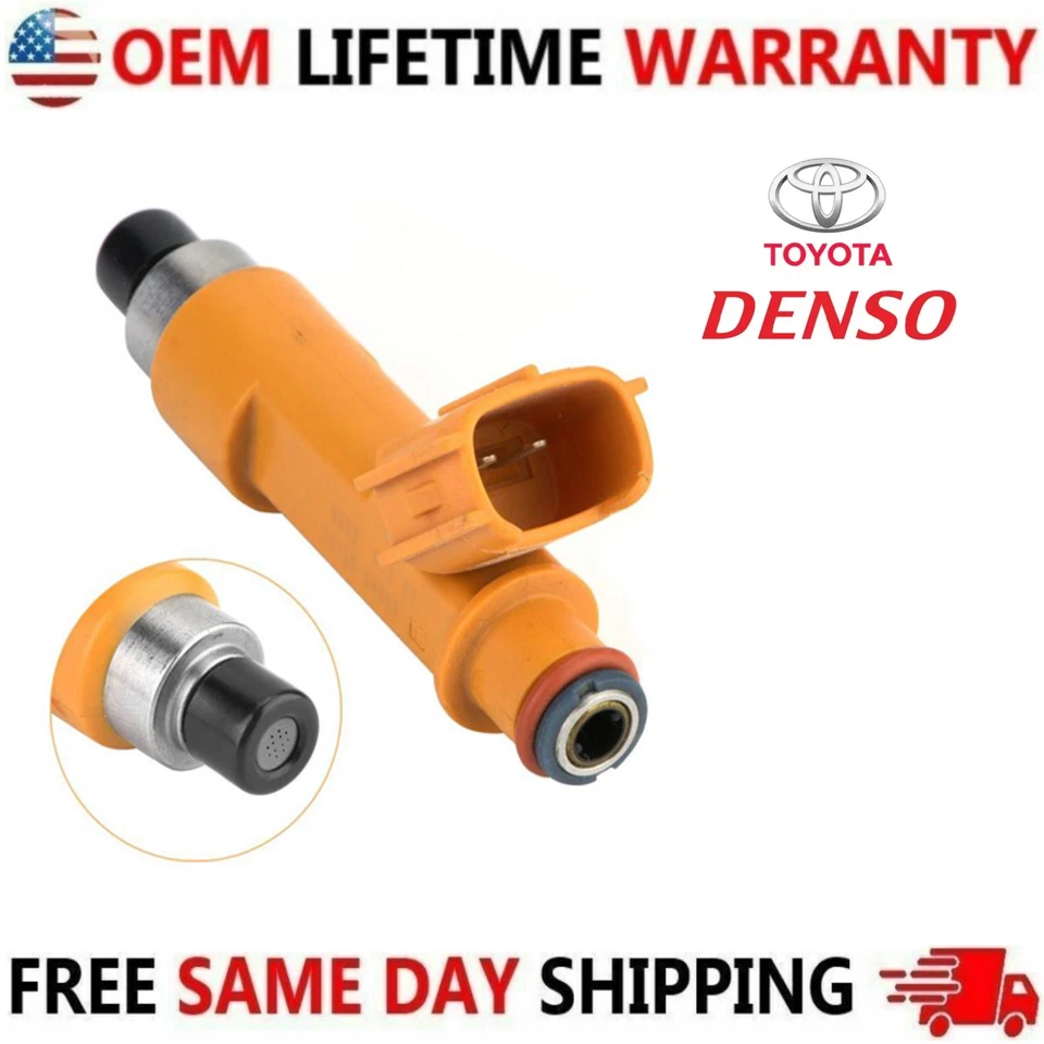 Nuevos inyectores de combustible DENSO 12 orificios actualización x4 para Toyota Camry Solara 2002-04 2,4 L Foto 4 de 4