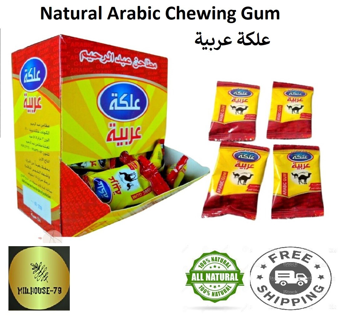Natürlicher arabischer Kaugummi, 100% Original arabischer Kaugummi, 3g × 12 S...