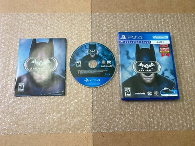 Batman: Arkham VR (Sony PlayStation 4 PS4, 2016) - COMPLETE / CIB *TESTED