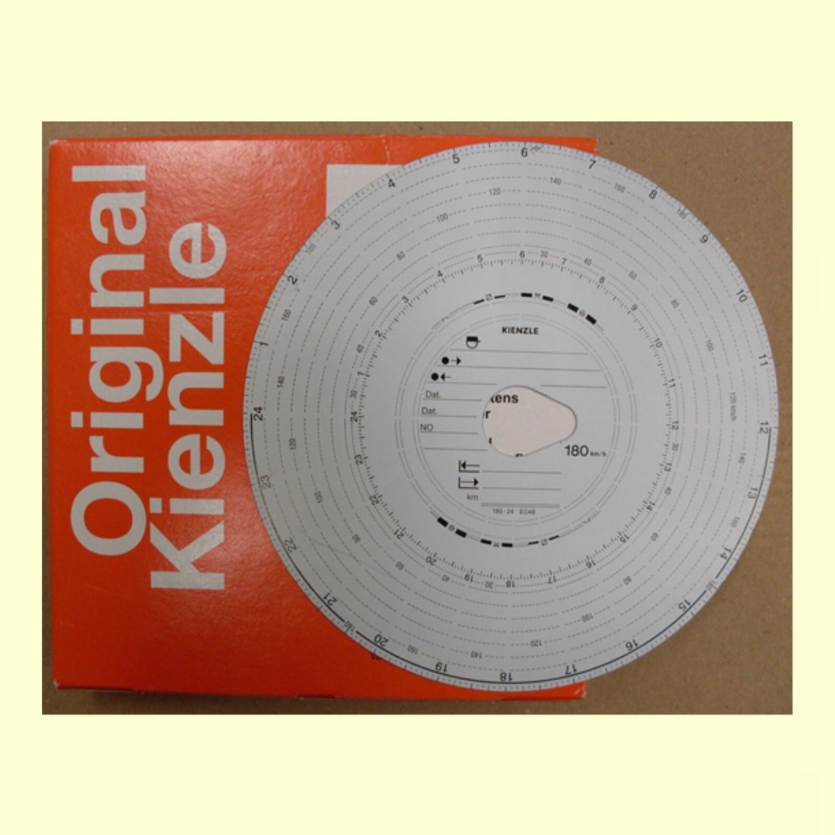 100 Kienzle Tachoscheiben Diagrammscheibe Tacho Scheibe 180-24 EC