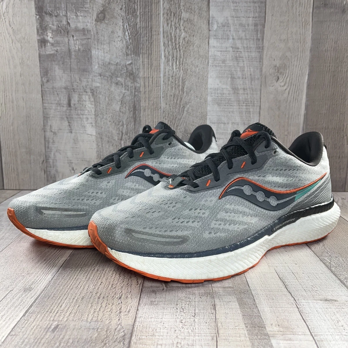 Sneakers da corsa Saucony Triumph 19 da uomo in lega fuoco taglia 11 5 S20678 20