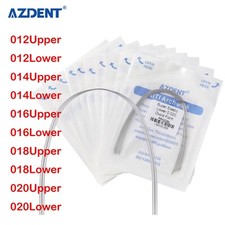 Ortodoncia dental súper elástica niti redondear alambre de arco ovoide redondo