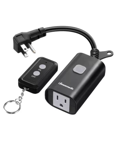 DEWENWILS Outdoor Remote Control Outlet, 15A Wireless Remote Control Switch