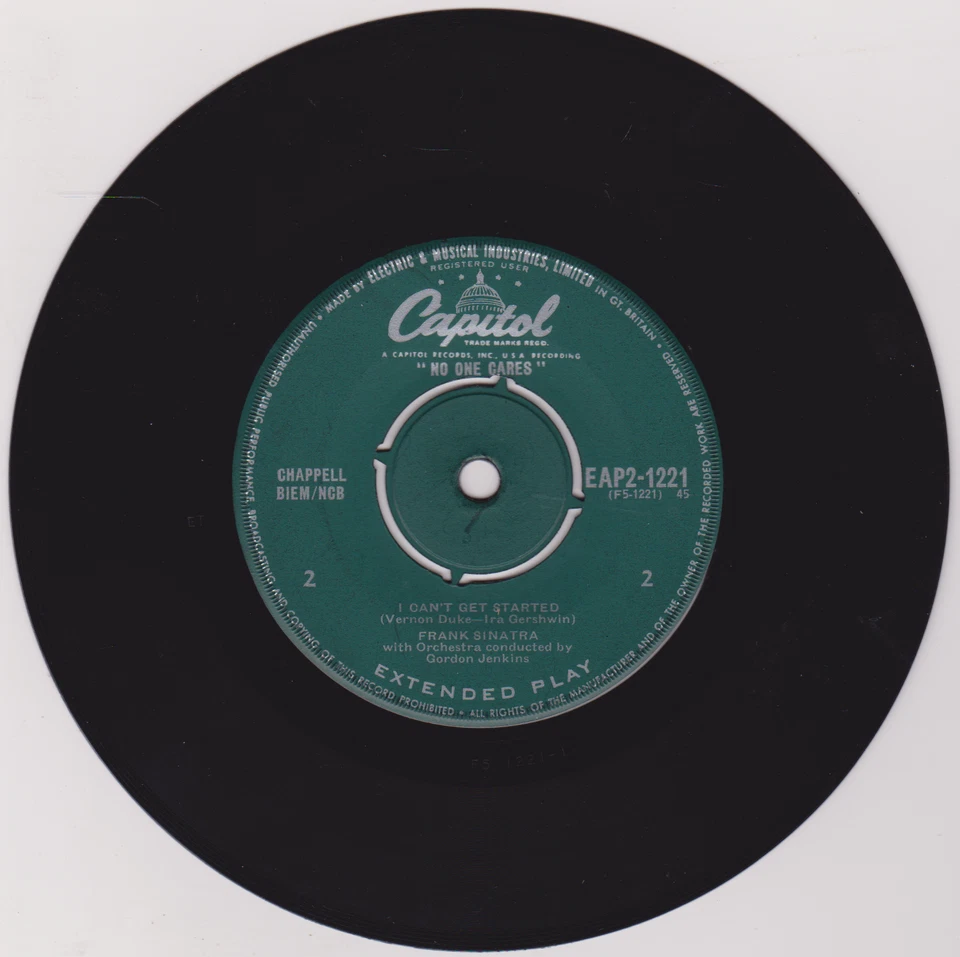 Frank Sinatra – No One Cares (Part 2) (Capitol 1959) 7" vinyl EP VG/VG - Image 4 of 4