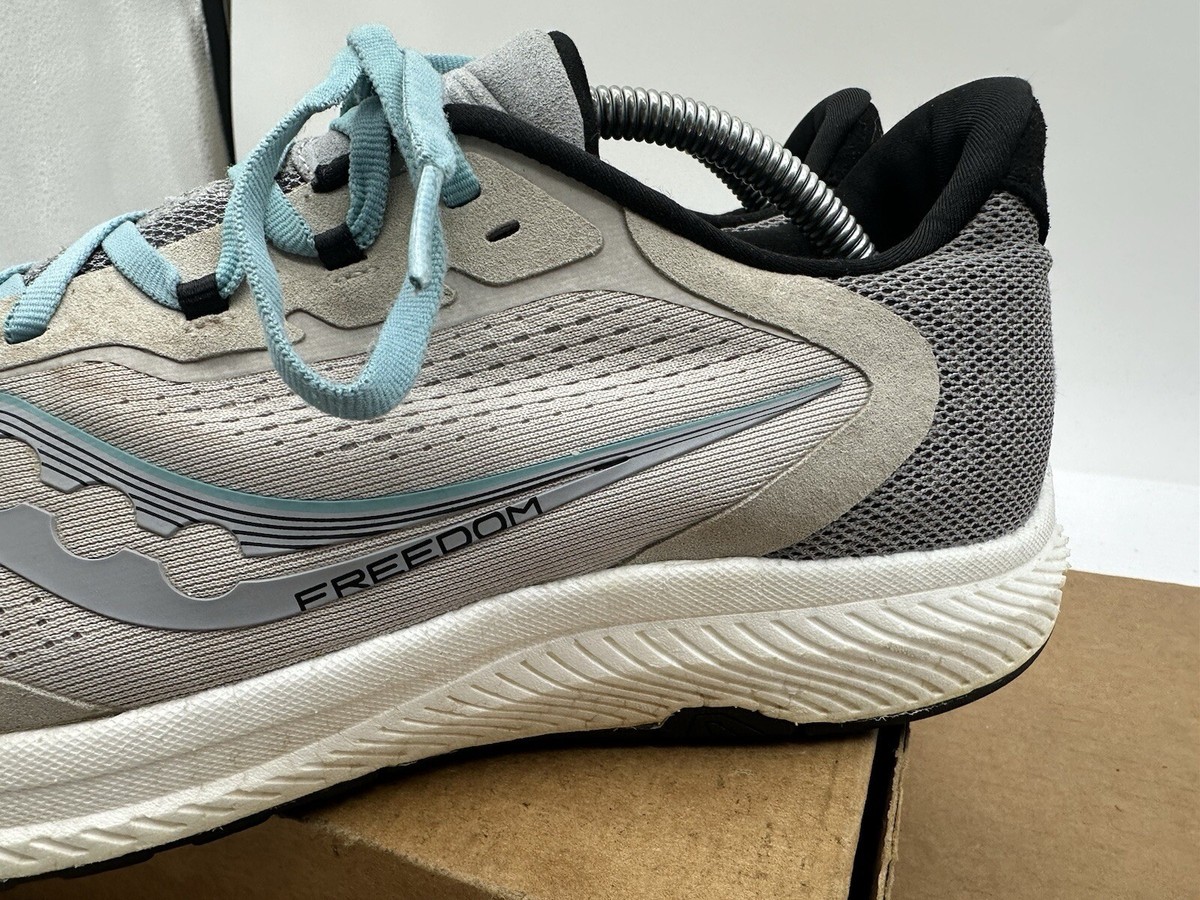 Saucony Mens Freedom 4 Gray Running Shoes Sneakers Size 15 - S20617-35 Saucony Freedom 4 Gray for sale | eBay main image 3