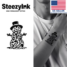 SteezyInk temporary tattoo Winter Whimsy last upto 2 weeks 2 x 3 inch