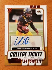 2021 Contenders Draft Red Foil #174 Larry Rountree III Missouri Chargers Auto
