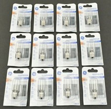  Lot of 12 - GE 40 Watt Appliance Bulb - 84081 - G E Lighting T8 E17 Base, 40w
