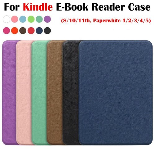 Étui de liseuse en cuir 6-6, 8 pouces Auto Sleep/Wake Smart Funda 2024 housse de protection
