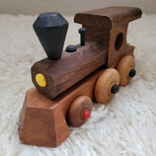 vintage wood train, Toy