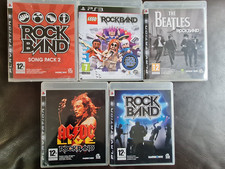 5 x Sony Playstation 3 PS3 Rock Band Spiele Konvolut Sammlung