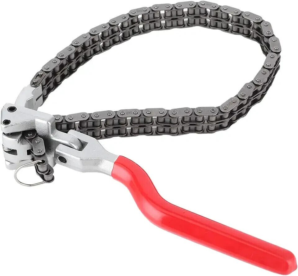 Heavy-Duty Ratcheting Chain Wrench Oil Filter Change Pipe Fittings 60-160mm