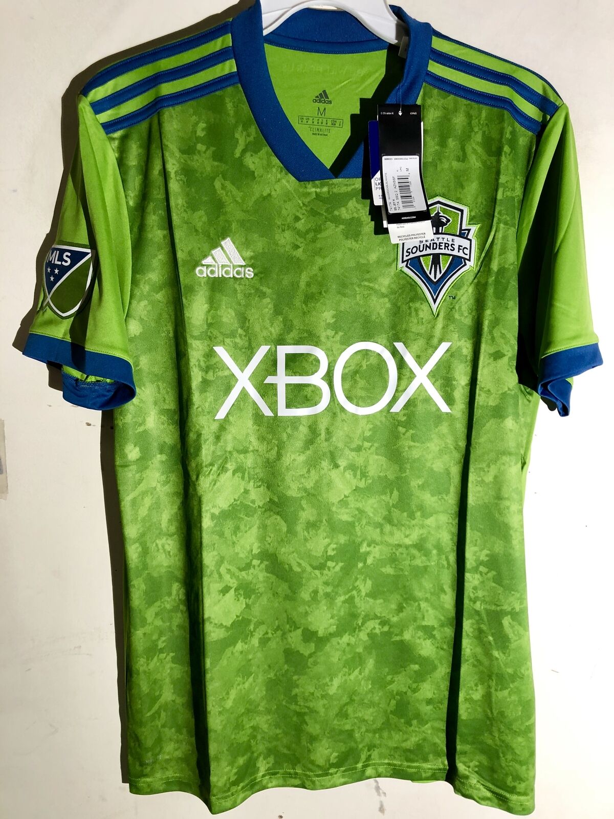 Adidas MLS Jersey Seattle Sounders Team Green sz M