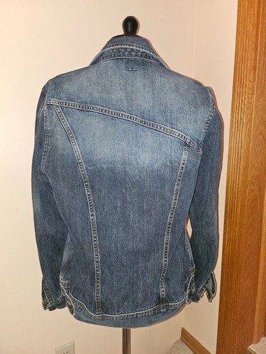 Volcom Jean Jacket Women M Cotton EUC - Picture 2 of 13