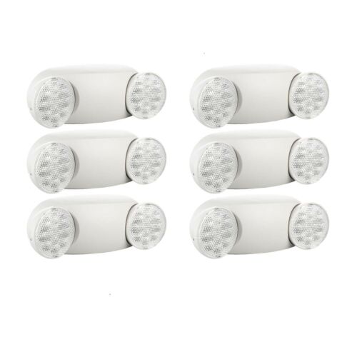 6 Pack Led Emergency Lights Fixture with Battery backup Ul924 Fire Lights