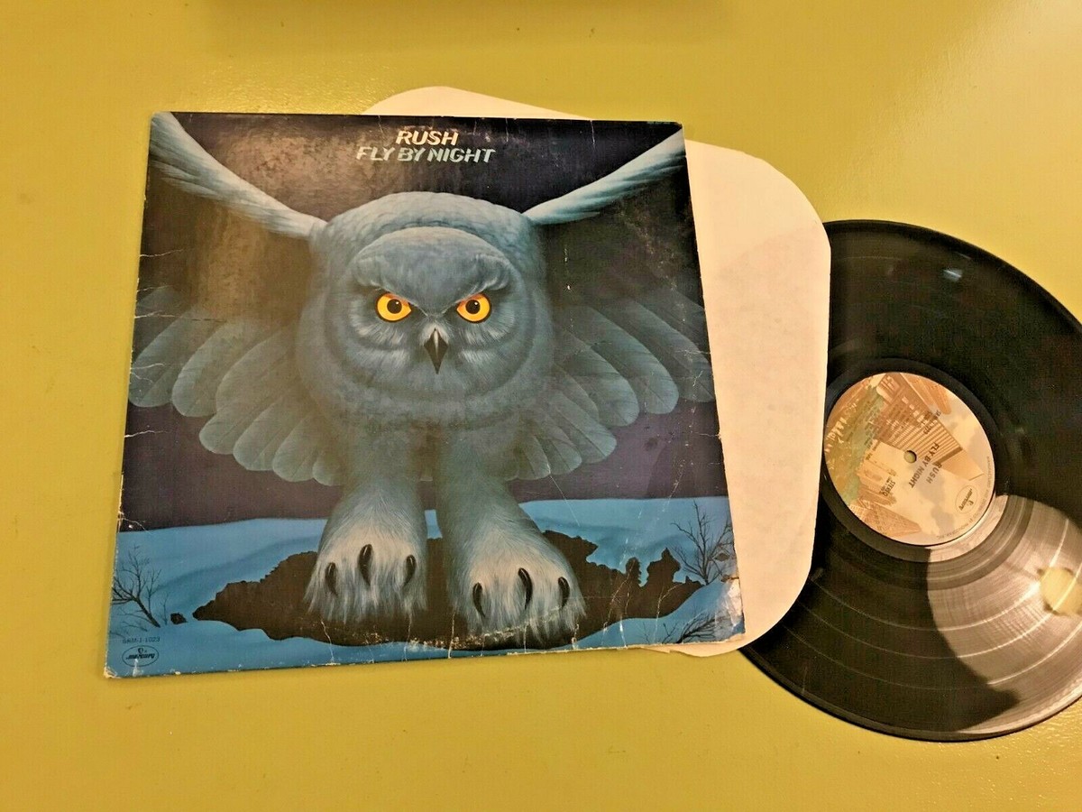 RUSH FLY BY NIGHT MERCURY SRM-1-1023 1975 FIRST US PRESS prog rock