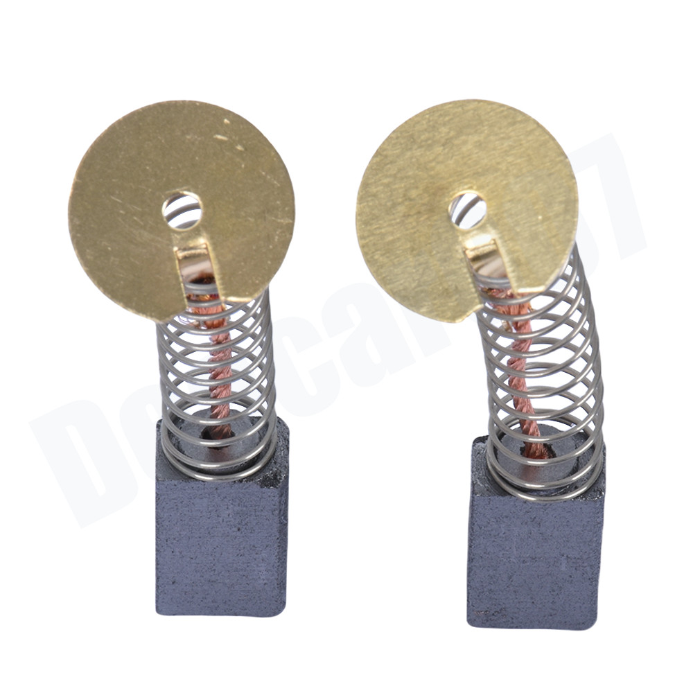 2PCS Carbon Brush Set Fits For Dewalt 450374-12 450374-99 Black and Decker