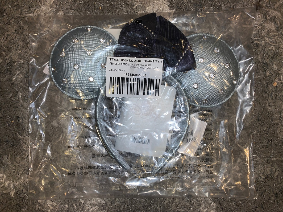 Disney Cruise Line Loungefly “Wish” Maiden Voyage Minnie Ear Headband New Disney cruise ship ears available onboard main image 2