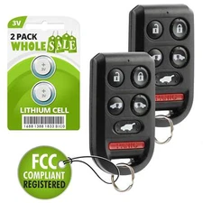2 Replacement For 2005 2006 2007 2008 2009 2010 Honda Odyssey Key Fob Remote