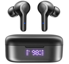 Bluetooth 5.3 Wireless Earbuds with Wireless Charging Case for iPhone Android