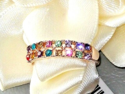 Verlobungsring Ehering Cocktail-Ring Deluxe RING Gold 750-er vergoldet Zirkonia