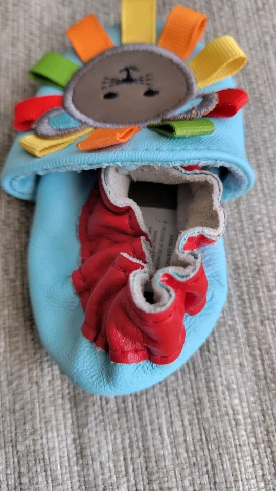 Zapatos Infantiles Mud Pie Lion Talla 0-6 Meses Foto 4 de 4