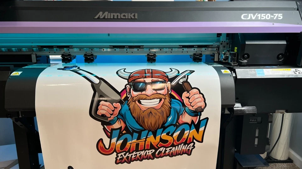 Calcomanía personalizada para vehículo - pegatina a todo color con logotipo de empresa para camiones, remolques Foto 4 de 4