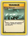 1999 Pokemon TCG - Base Set - Energy Removal Trainer Card - 92/102