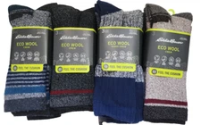 Eddie Bauer Eco Wool Crew Socks 3 Pair Pack