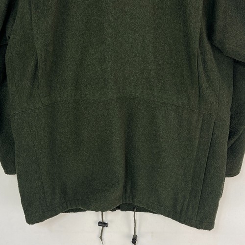 Laksen Wool Coat Mens Medium Green Felt Loden Tweed Shooting Field Jacket - Picture 8 of 17