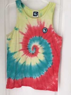 Vintage T & C Designs Hawaii  Tie Dye Tank Top Men s Small