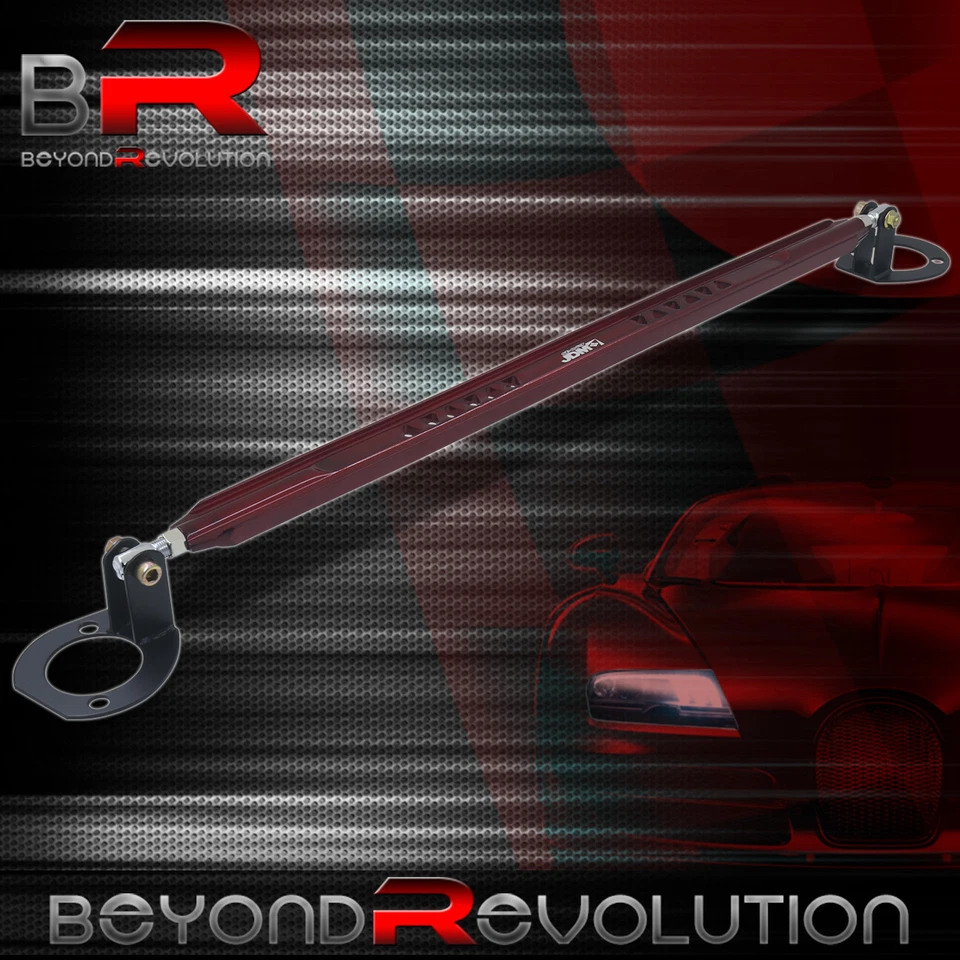 For 1990-1996 Nissan 300ZX Base Turbo Rear Upper Strut Rod Stiff Braces Bar Red - Imagem 3 de 3