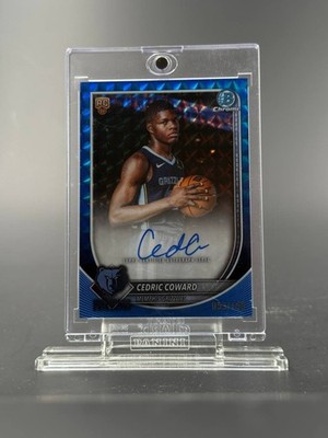 2025-26 Bowman Chrome Cedric Coward RC Auto Blue X-Fractor /150 #BCA-CC